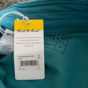 Figs scrubs Livingston pants medium NWT Marine